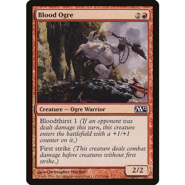 Magic: The Gathering Blood Ogre (122) Lightly Played Foil