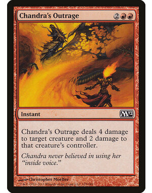Magic: The Gathering Chandra's Outrage (125) Lightly Played Foil