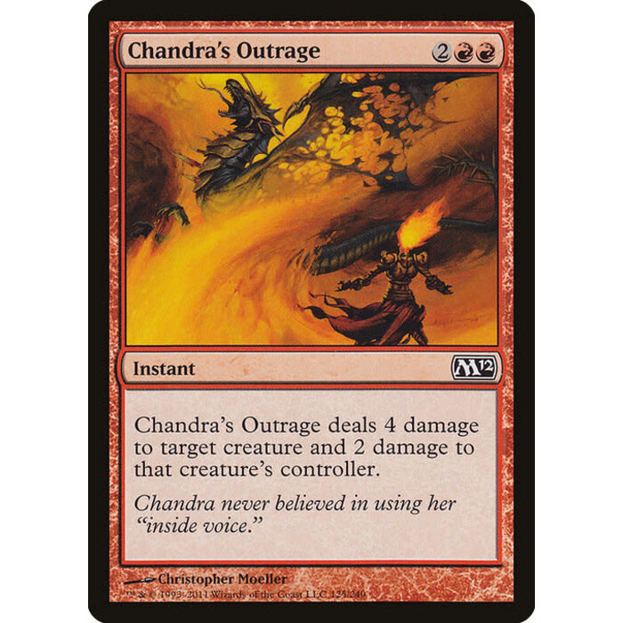 Magic: The Gathering Chandra's Outrage (125) Lightly Played Foil