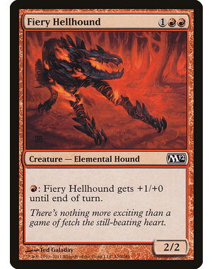 Magic: The Gathering Fiery Hellhound (130) Lightly Played Foil