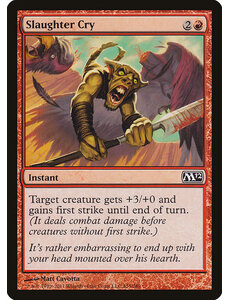 Magic: The Gathering Slaughter Cry (155) Lightly Played Foil