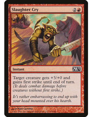 Magic: The Gathering Slaughter Cry (155) Lightly Played Foil