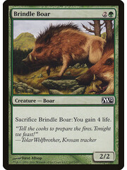 Magic: The Gathering Brindle Boar (167) Lightly Played