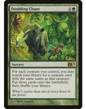 Magic: The Gathering Doubling Chant (170) Lightly Played