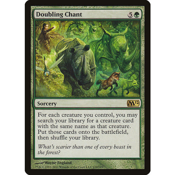 Magic: The Gathering Doubling Chant (170) Lightly Played