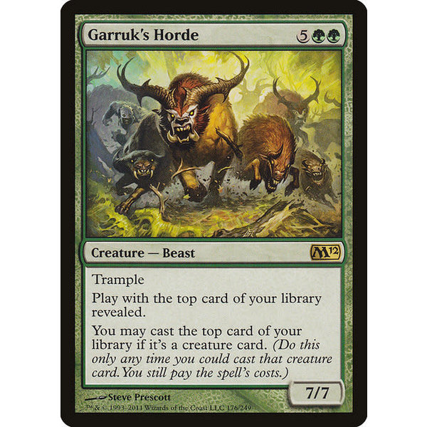 Magic: The Gathering Garruk's Horde (176) Lightly Played