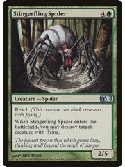 Magic: The Gathering Stingerfling Spider (197) Lightly Played Foil