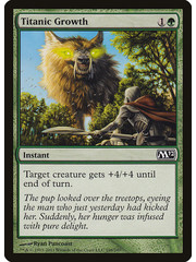 Magic: The Gathering Titanic Growth (198) Lightly Played Foil