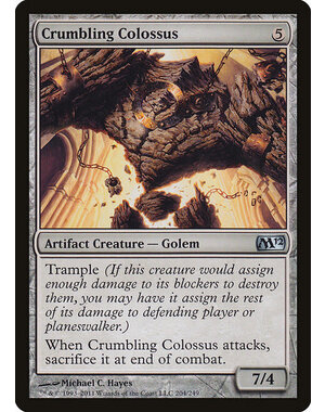 Magic: The Gathering Crumbling Colossus (204) Lightly Played Foil