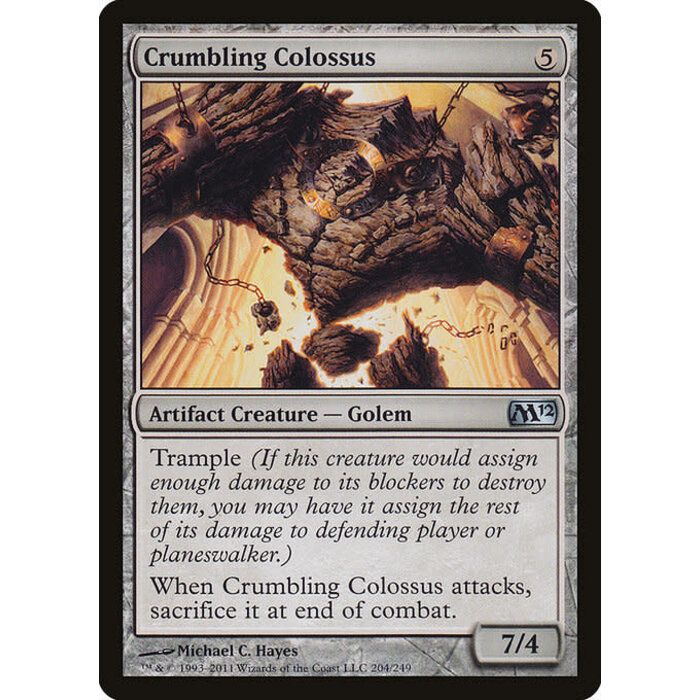 Magic: The Gathering Crumbling Colossus (204) Lightly Played Foil