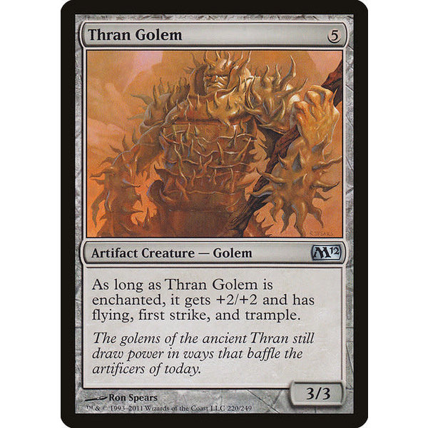 Magic: The Gathering Thran Golem (220) Lightly Played Foil