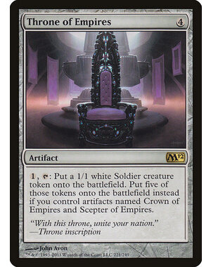 Magic: The Gathering Throne of Empires (221) Damaged
