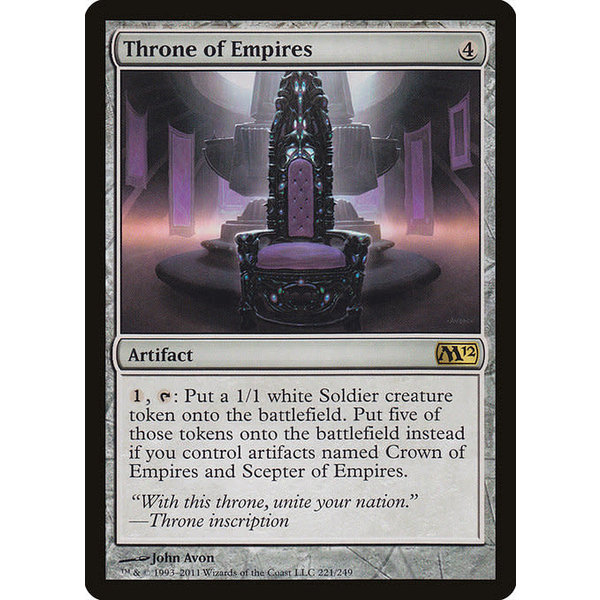 Magic: The Gathering Throne of Empires (221) Damaged