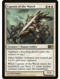 Magic: The Gathering Captain of the Watch (008) Lightly Played