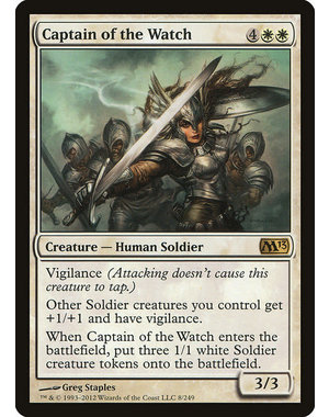 Magic: The Gathering Captain of the Watch (008) Lightly Played