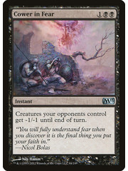 Magic: The Gathering Cower in Fear (084) Lightly Played