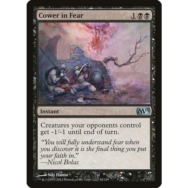 Magic: The Gathering Cower in Fear (084) Lightly Played