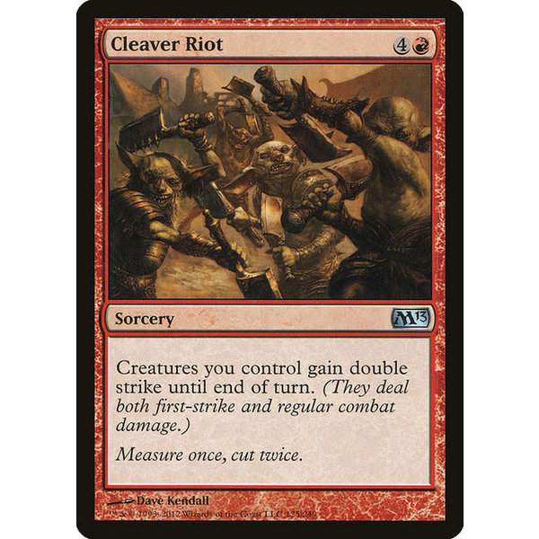 Magic: The Gathering Cleaver Riot (125) Lightly Played