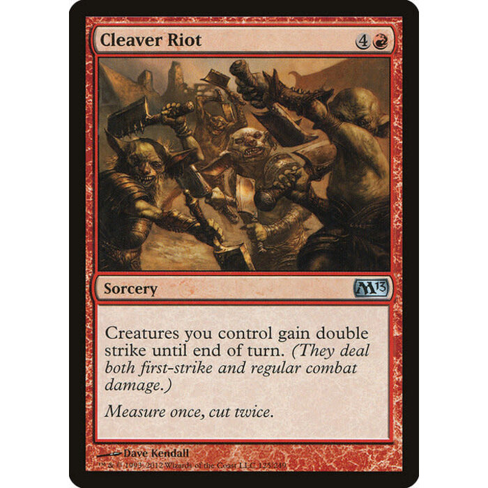 Magic: The Gathering Cleaver Riot (125) Lightly Played