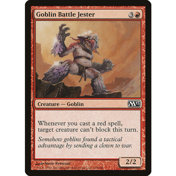Magic: The Gathering Goblin Battle Jester (135) Lightly Played