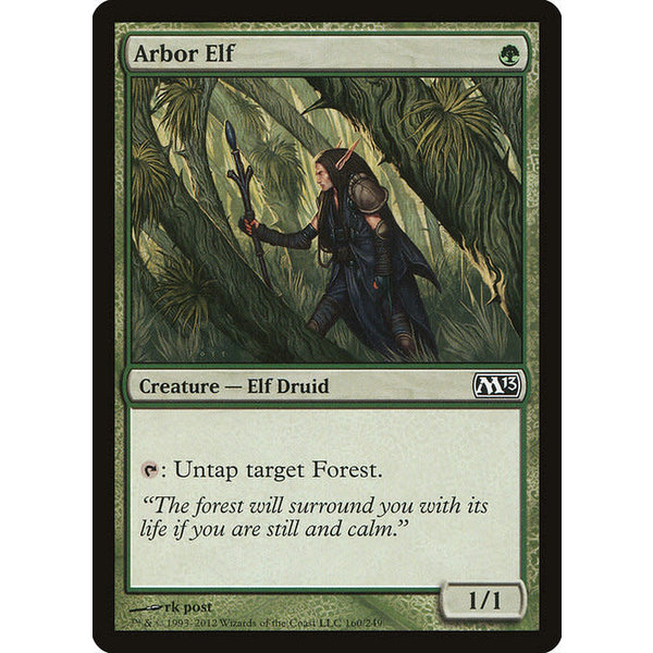 Magic: The Gathering Arbor Elf (160) Damaged