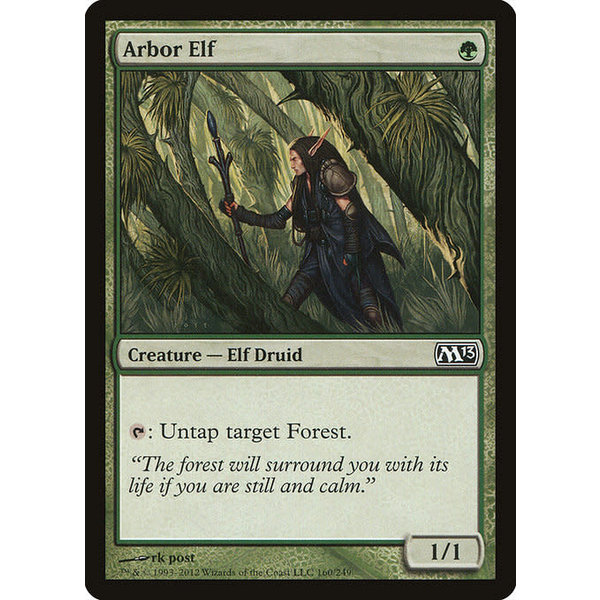 Magic: The Gathering Arbor Elf (160) Moderately Played
