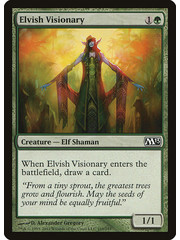 Magic: The Gathering Elvish Visionary (169) Lightly Played Foil