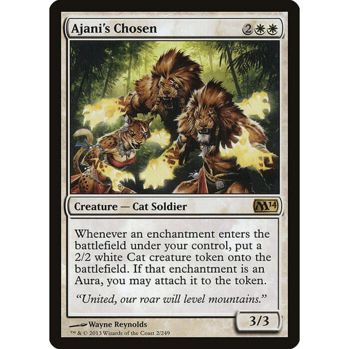 Magic: The Gathering Ajani's Chosen (002) Lightly Played