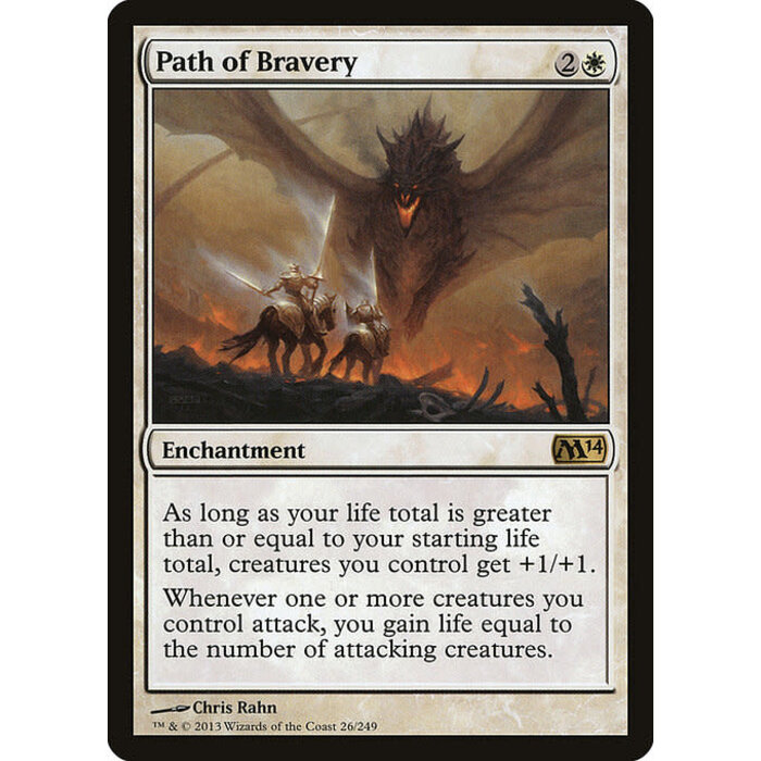 Magic: The Gathering Path of Bravery (026) Lightly Played
