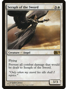 Magic: The Gathering Seraph of the Sword (031) Moderately Played