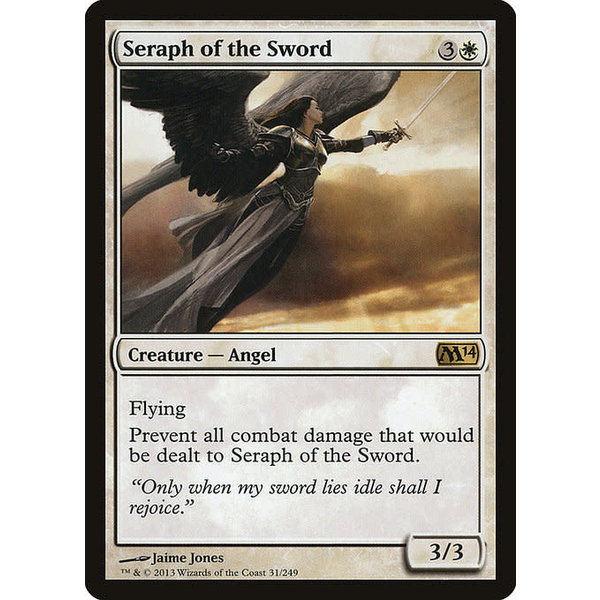 Magic: The Gathering Seraph of the Sword (031) Moderately Played