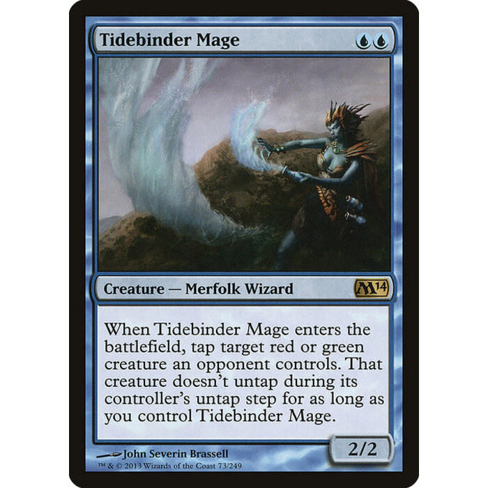 Magic: The Gathering Tidebinder Mage (073) Lightly Played