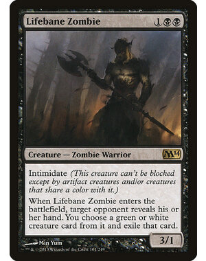 Magic: The Gathering Lifebane Zombie (101) Moderately Played