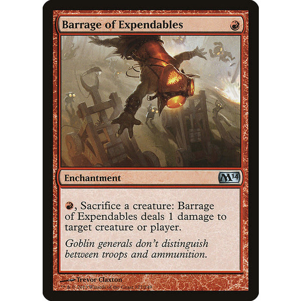 Magic: The Gathering Barrage of Expendables (127) Lightly Played