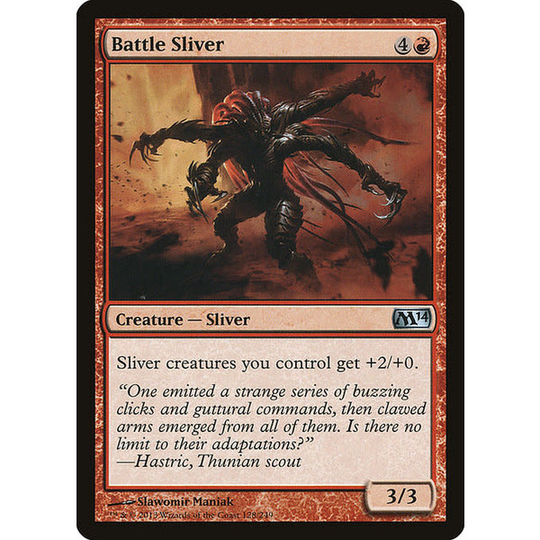 Magic: The Gathering Battle Sliver (128) Lightly Played