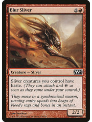 Magic: The Gathering Blur Sliver (129) Lightly Played