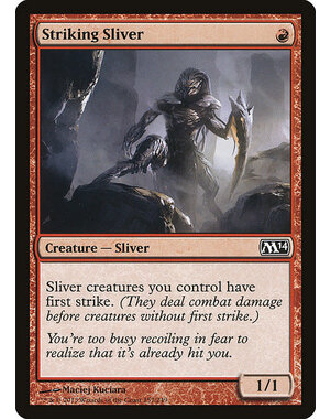 Magic: The Gathering Striking Sliver (157) Lightly Played