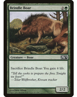 Magic: The Gathering Brindle Boar (167) Lightly Played