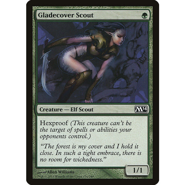 Magic: The Gathering Gladecover Scout (176) Lightly Played