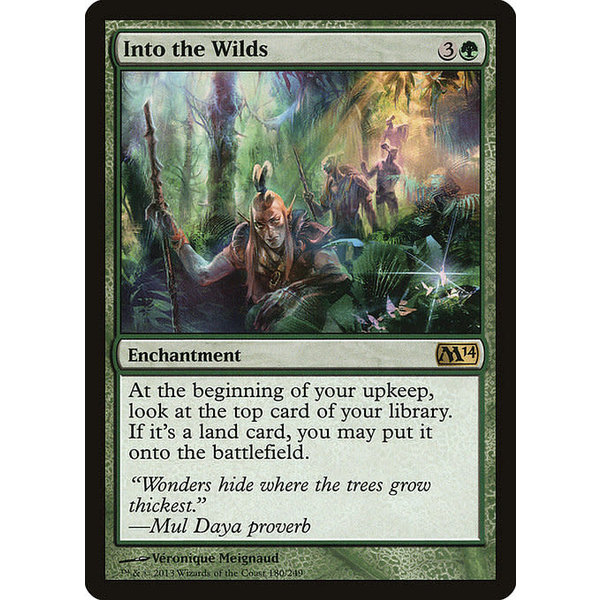 Magic: The Gathering Into the Wilds (180) Lightly Played