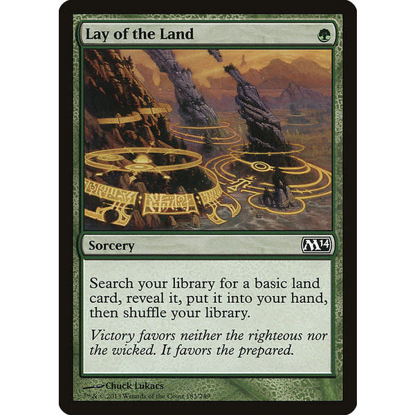 Magic: The Gathering Lay of the Land (183) Lightly Played
