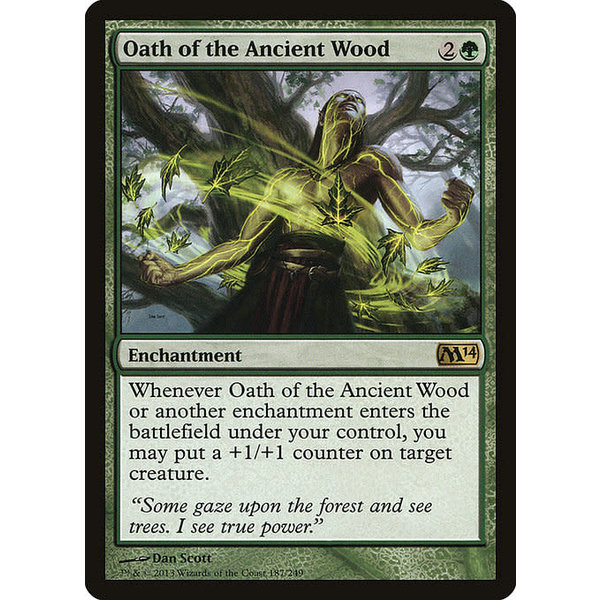 Magic: The Gathering Oath of the Ancient Wood (187) Lightly Played