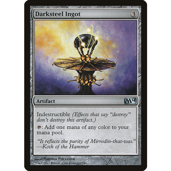 Magic: The Gathering Darksteel Ingot (207) Heavily Played