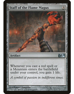 Magic: The Gathering Staff of the Flame Magus (220) Lightly Played