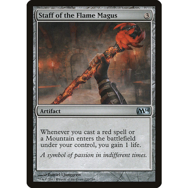 Magic: The Gathering Staff of the Flame Magus (220) Lightly Played