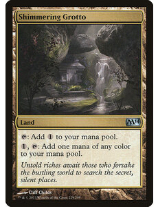 Magic: The Gathering Shimmering Grotto (229) Lightly Played Foil