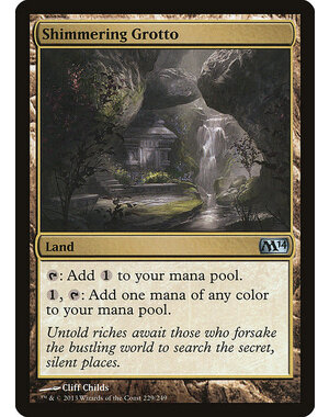 Magic: The Gathering Shimmering Grotto (229) Lightly Played Foil