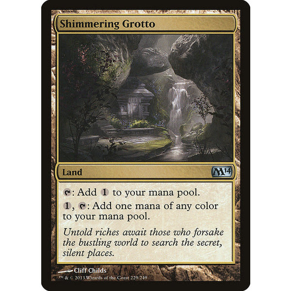 Magic: The Gathering Shimmering Grotto (229) Lightly Played Foil