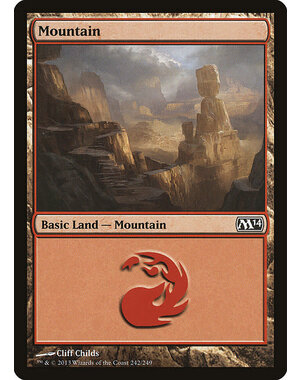 Magic: The Gathering Mountain (242) Lightly Played