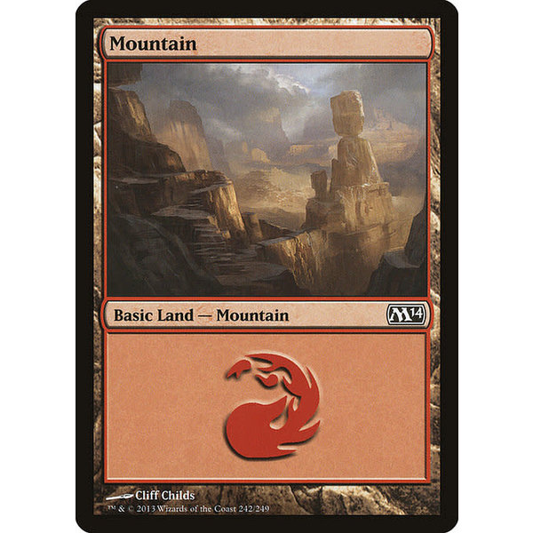 Magic: The Gathering Mountain (242) Lightly Played